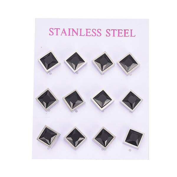 Cubic Zirconia Stud Earrings