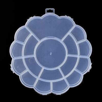 17 Grids Flower Plastic Bead Containers