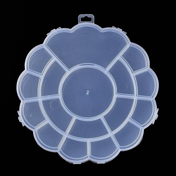 17 Grids Flower Plastic Bead Containers