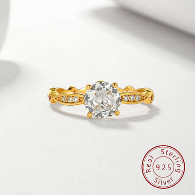Clear Cubic Zirconia Diamond Finger Ring