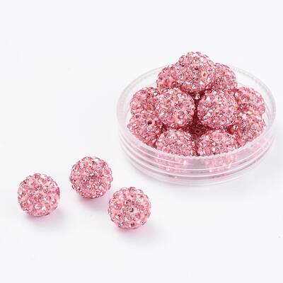 Pave Disco Ball Beads
