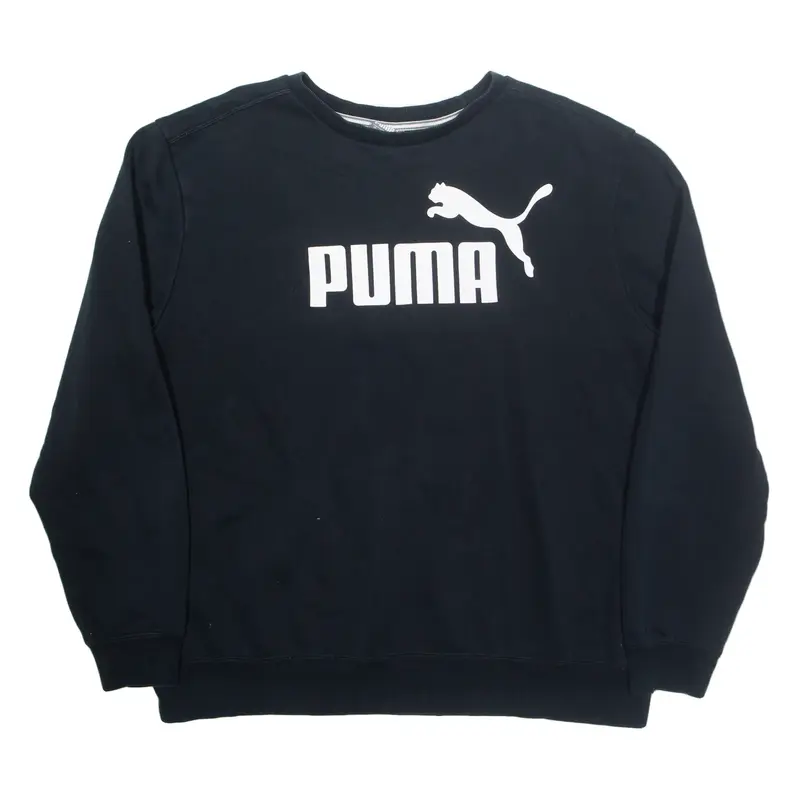 PUMA Mens Sweatshirt Black XL