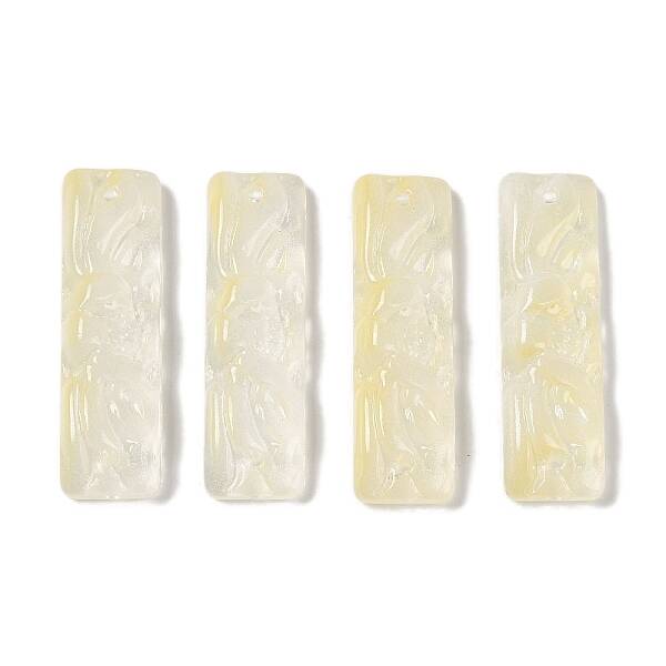 Baking Paint Glass Pendants