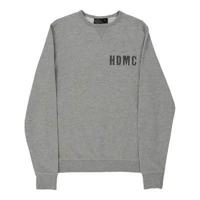 Harley Davidson Graphic Sweatshirt - Small Grey Cotton Blend