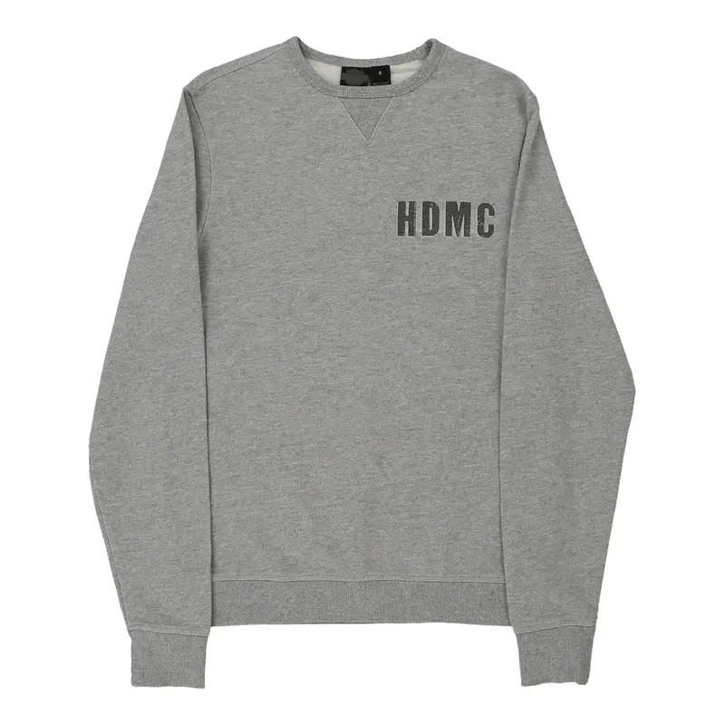 Harley Davidson Graphic Sweatshirt - Small Grey Cotton Blend