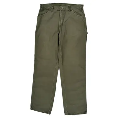 Dickies Carpenter Trousers - 33″ Waist Khaki Cotton