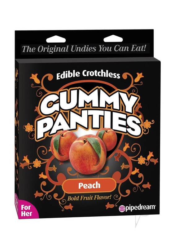 Edible Crotch Gummy Panties Peach