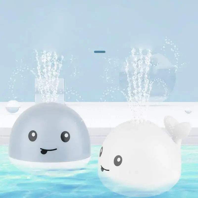 Cute Whale Design Bath Toy, 1 Count Interactive Bath Toy, Fun Bathing Toy for Shower Bathtub, Swimming Pool, Water Toy for Ki...