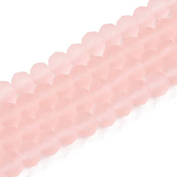 Transparent Glass Beads Strands
