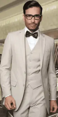 Mens Tan Groomsmen Tuxedos