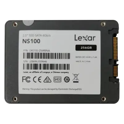 LNS100-256RBNA Lexar NS100 256GB SATA 6Gb/s 2.5-inch Solid State Drive
