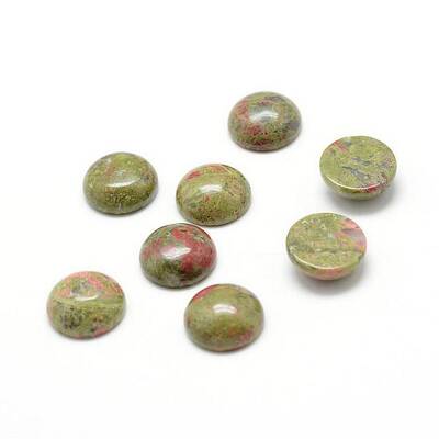 Natural Unakite Gemstone Cabochons