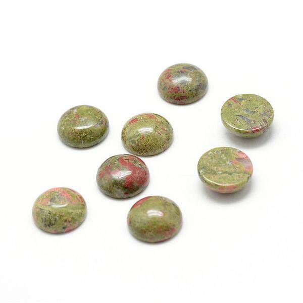 Natural Unakite Gemstone Cabochons
