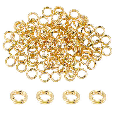2 Bags Brass Split Rings