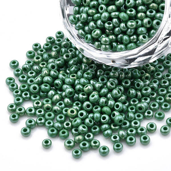 8/0 Czech Opaque Glass Seed Beads
