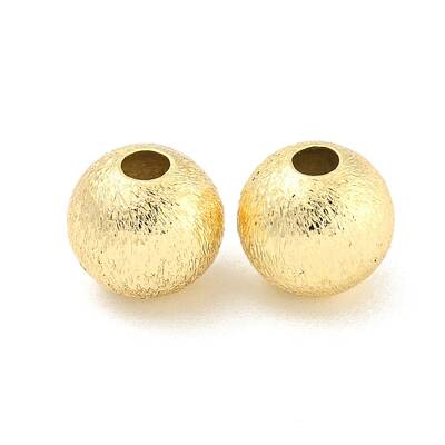 Brass Textured Beads