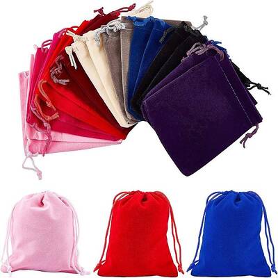 18 Pcs Velvet Bags