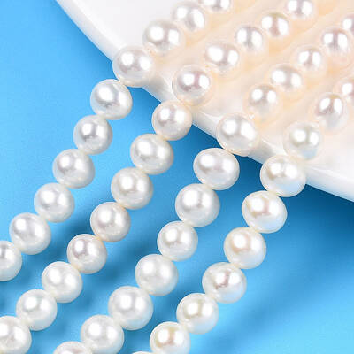 Natural Cultured Freshwater Pearl Beads Strands