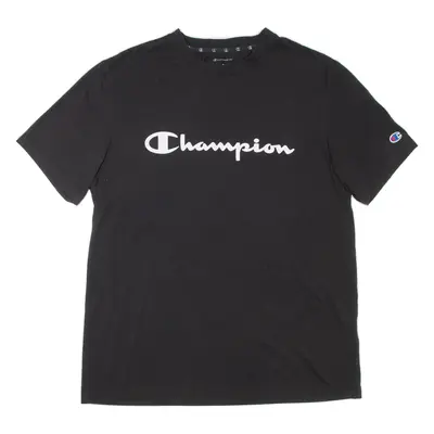 CHAMPION Mens T-Shirt Black M
