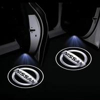2pcs LED Car Door Welcome Logo Light LED Lamp for Nissan Teana Altima Coupe Sedan MAXIMA AMADAR TITAN QUEST Quest Armada