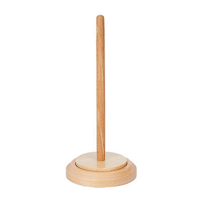 DICOSMETIC Wooden Yarn Holder Yarn Ball Holder BurlyWood Yarn Spinner Rotating Yarn Holder Spindle Sewing Crocheting Tool for...