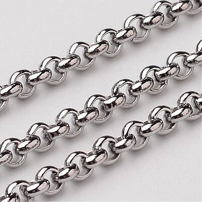 Tarnish Resistant 304 Stainless Steel Rolo Chains