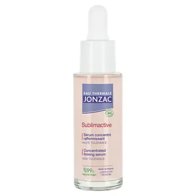 Eau thermale Jonzac Sublimative Concentrated organic firming serum High tolerance 30ml