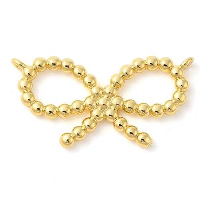 Bowknot Rack Plating Brass Pendants