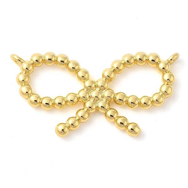 Bowknot Rack Plating Brass Pendants