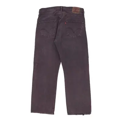 501 Levis Jeans - 35W 30L Purple Cotton
