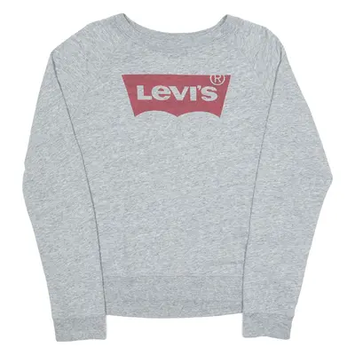 LEVI'S Mens Sweatshirt Grey Crew Neck M