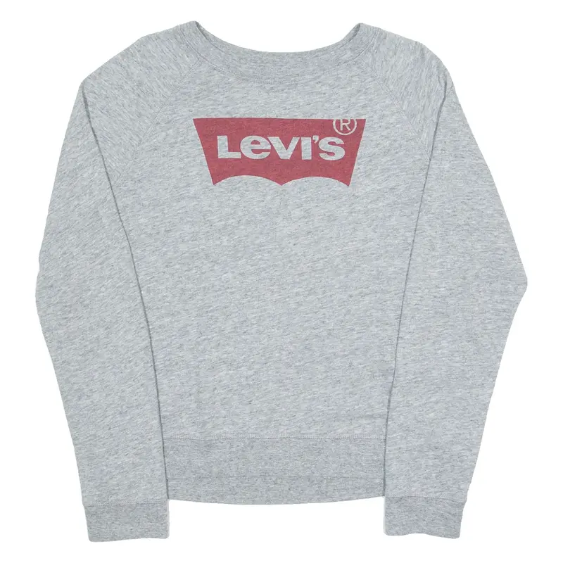LEVI'S Mens Sweatshirt Grey Crew Neck M