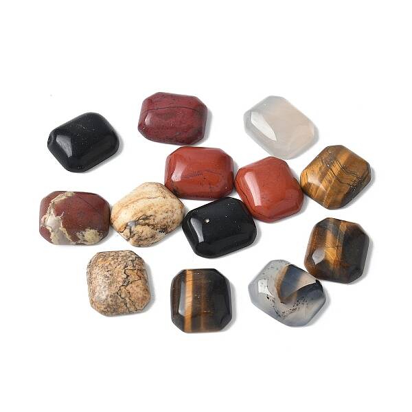 Natural Picture Jasper/Tiger Eye/Red Jasper/Agate Cabochons