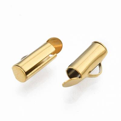 304 Stainless Steel Slide On End Clasp Tubes