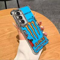 MS For S22 S23 S24 FE ULTRA PLUS Four CornersAnti-Fall Transparent Soft Silicone Phone CasesShell Tough Phone Cover L12 #SMMZ...
