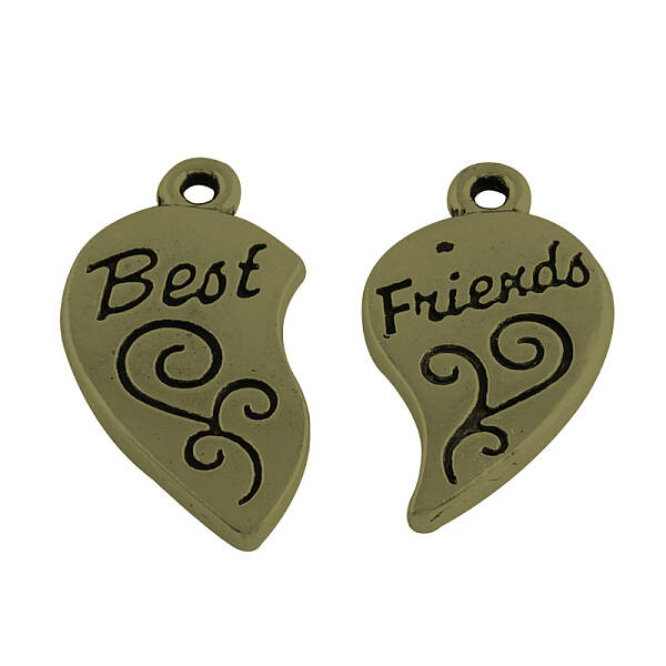 Tibetan Style Alloy Split Pendants