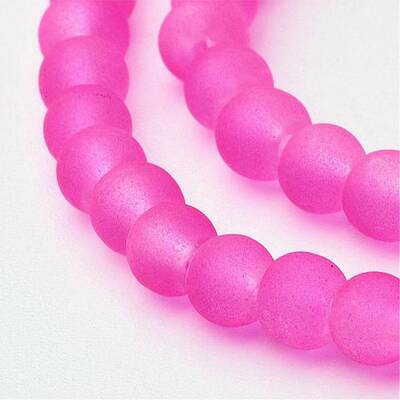 Transparent Glass Bead Strands