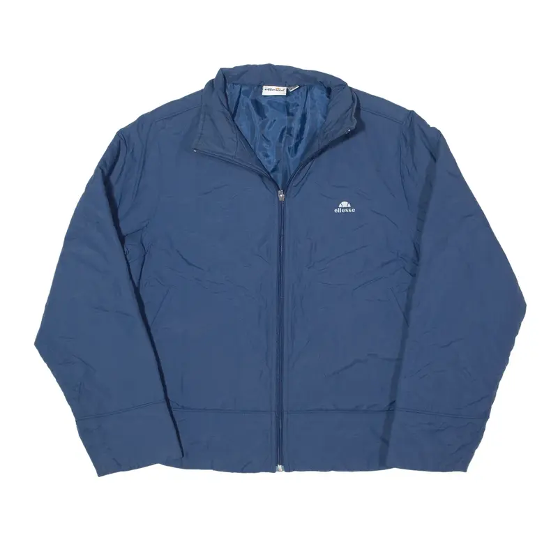 ELLESSE Quilted Jacket Blue Womens L