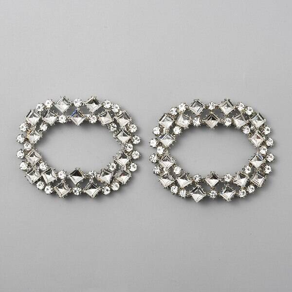 Alloy Crystal Rhinestone Shoe Decoration