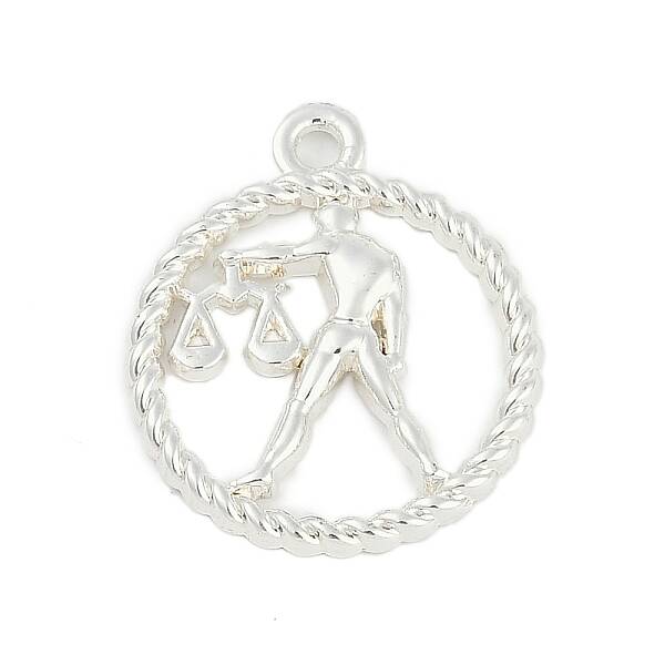Twelve Constellations Alloy Pendants
