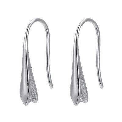 Anti-Tarnish Rhodium Plated 925 Sterling Silver Earring Hooks