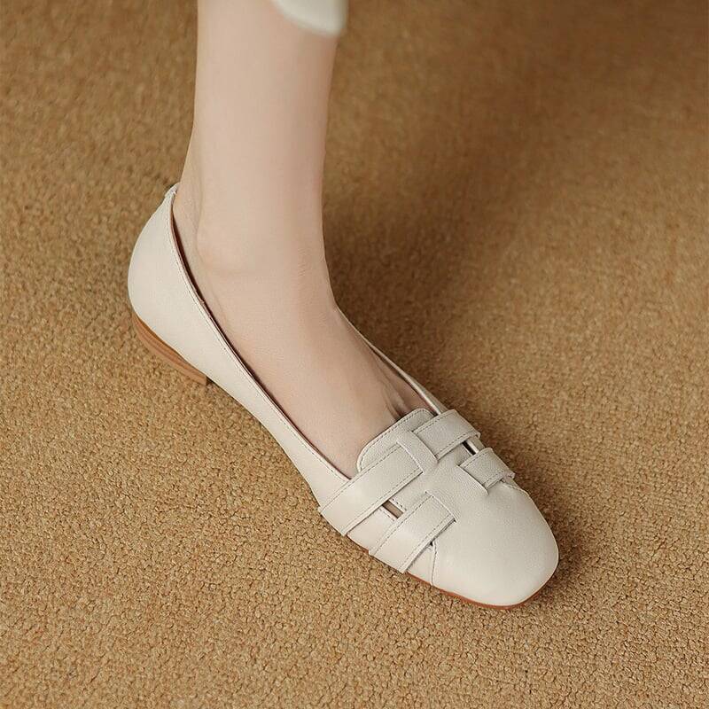 CHIKO Ashli Square Toe Block Heels Pumps Shoes