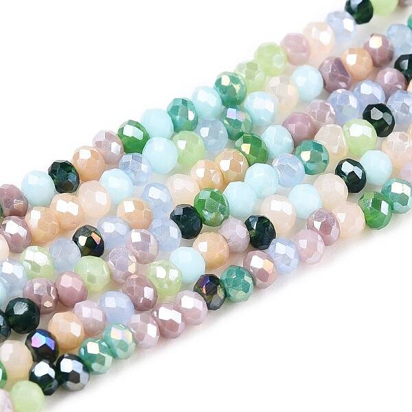 Electroplate Glass Beads Strands