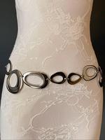 Women's Minimalist Temperament Metal Round Decor Body Chain, Trendy All-match & Exquisite Body Jewelry for Birthday Gift, Bel...