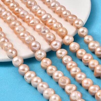 Natural Cultured Freshwater Pearl Beads Strands