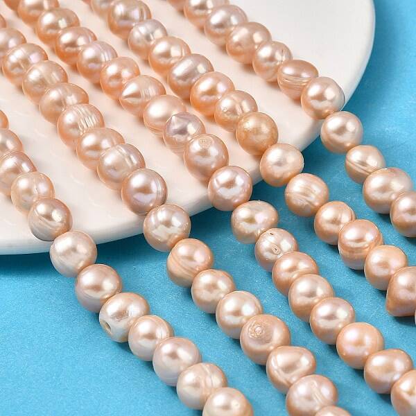 Natural Cultured Freshwater Pearl Beads Strands