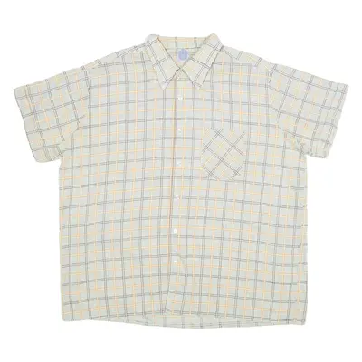 MARSUM Mens Shirt Grey Check XL