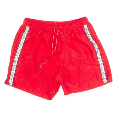 CALVIN KLEIN Mesh Lined Mens Swimming Shorts Red Relaxed M W28