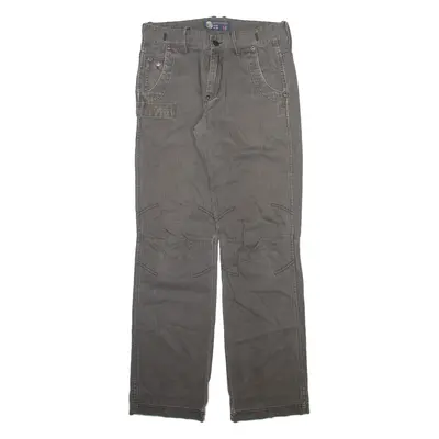 SPRINGFIELD Mens Trousers Grey Regular Straight W31 L32