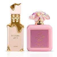 Eclaire by Lattafa & Pink Blush Shams Al Emarat Khususi by Ard Al Zaafaran - Eau De Parfum Sprays 100ML (3.4 OZ) | A Sweet & ...